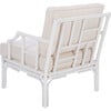 Kazumi Accent Chair with Cushion, White - Accent Seating - 2