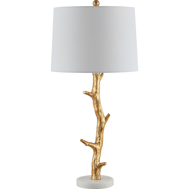 Olenna Resin Table Lamp, Gold