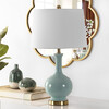 Bowie Ceramic Table Lamp, Blue - Lighting - 3