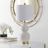 Emery Mosaic Table Lamp, Ivory - Lighting - 3