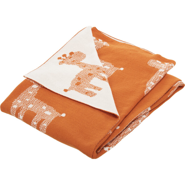 Titan Baby Throw Blanket, Orange