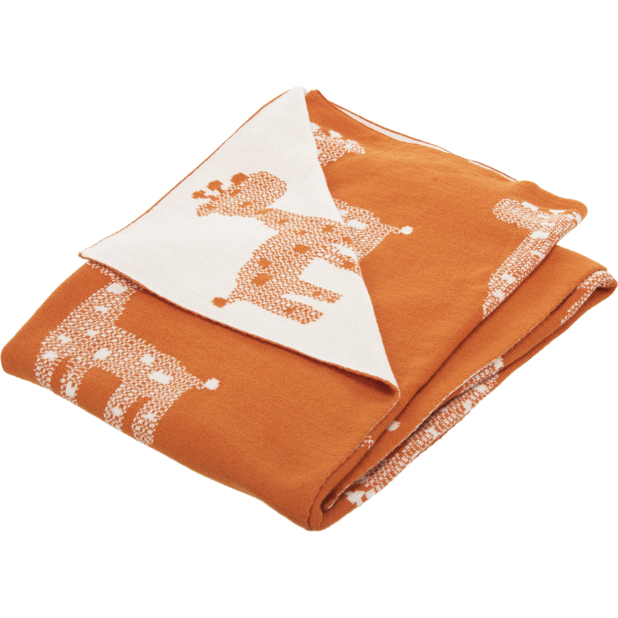 Titan Baby Throw Blanket, Orange - Blankets - 1