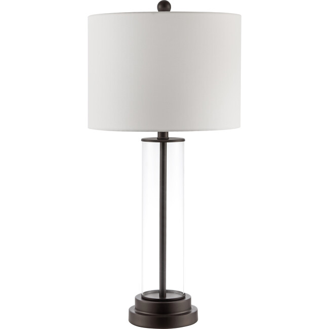 Cassian Metal Table Lamp, Clear