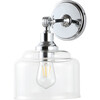 Set of 2 Lansor Wall Sconces, Chrome - Lighting - 1 - thumbnail