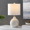 Memphis Ceramic Table Lamp, Ivory - Lighting - 2