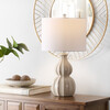 Wade Ceramic Table Lamp, Ivory - Lighting - 2