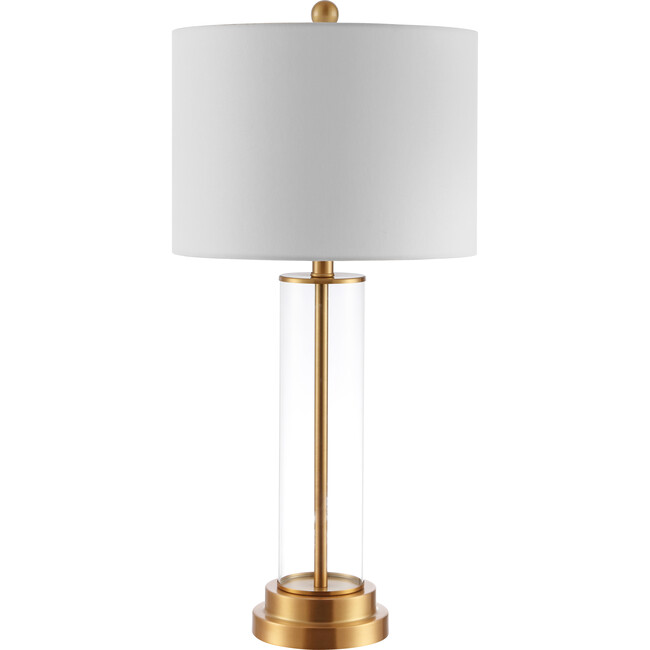 Cassian Metal Table Lamp, Clear