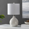 Memphis Ceramic Table Lamp, Ivory - Lighting - 3