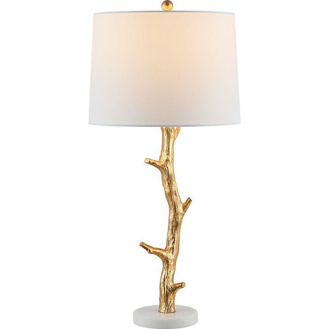 Olenna Resin Table Lamp, Gold - Lighting - 4