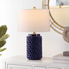 Weldon Ceramic Table Lamp, Navy - Lighting - 2