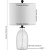 Nakula Glass Table Lamp, Clear - Lighting - 5