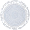 Sahara Taylor Round Rug, Blue - Rugs - 1 - thumbnail