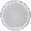 Sahara Taylor Round Rug, Silver - Rugs - 1 - thumbnail