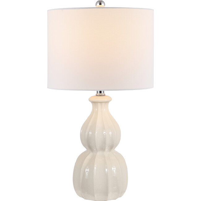 Wade Ceramic Table Lamp, Ivory - Lighting - 4