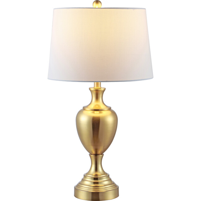 Poppy Iron Table Lamp, Brass - Lighting - 4