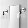 Set of 2 Lansor Wall Sconces, Chrome - Lighting - 4