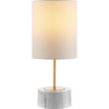 Kamilah Glass Table Lamp, Gold/Marble - Lighting - 4