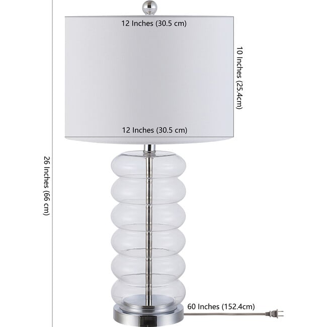 Peli Glass Table Lamp, Clear - Lighting - 5