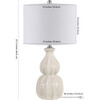 Wade Ceramic Table Lamp, Ivory - Lighting - 5