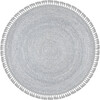 Sahara Taylor Round Rug, Silver - Rugs - 3