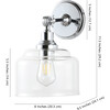 Set of 2 Lansor Wall Sconces, Chrome - Lighting - 5