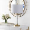 Bixby Table Lamp, Clear/Brass - Lighting - 3