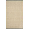 Natural Fiber Ruby Rug, Beige/Dark Grey - Rugs - 1 - thumbnail