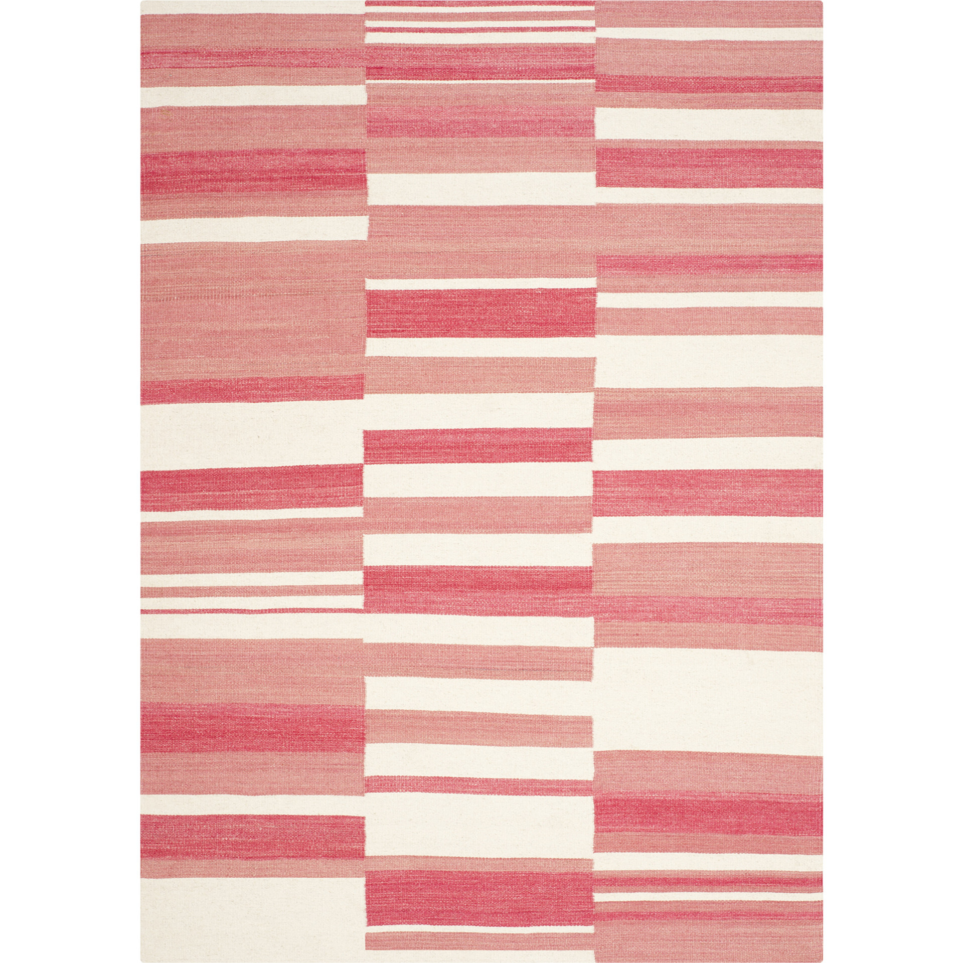 Kilim Lily Rug, Pink - Rugs - 1
