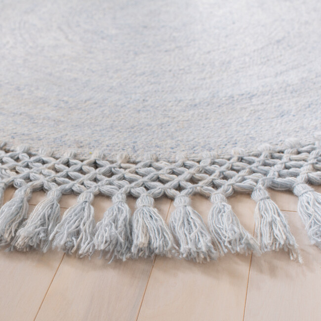 Sahara Taylor Round Rug, Blue - Rugs - 3