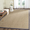 Natural Fiber Ruby Rug, Beige/Dark Grey - Rugs - 3