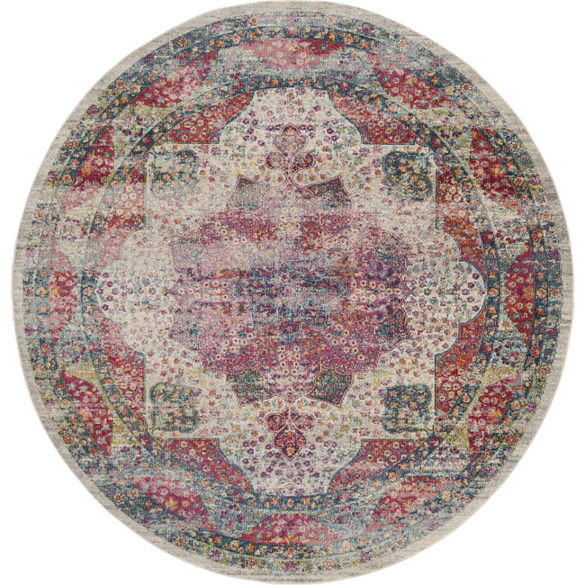 Merlot Isla Rug, Cream Multi - Rugs - 2