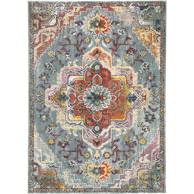 Crystal Piper Rug, Blue Multi