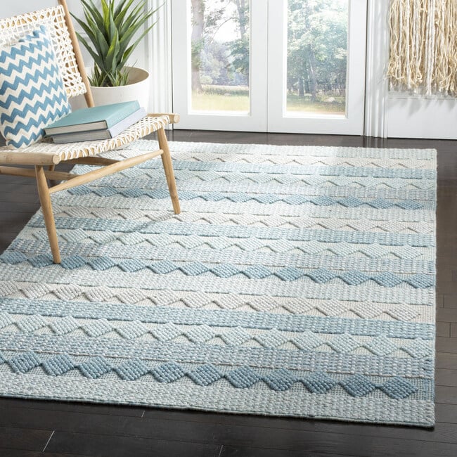 Natura Luna Rug, Blue - Rugs - 2