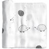 Hedgehog and Mushrooms Bamboo Swaddle - Swaddles - 1 - thumbnail