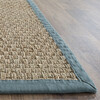 Natural Fiber Ruby Rug, Beige/Light Blue - Rugs - 5