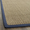 Natural Fiber Ruby Rug, Beige/Blue - Rugs - 4