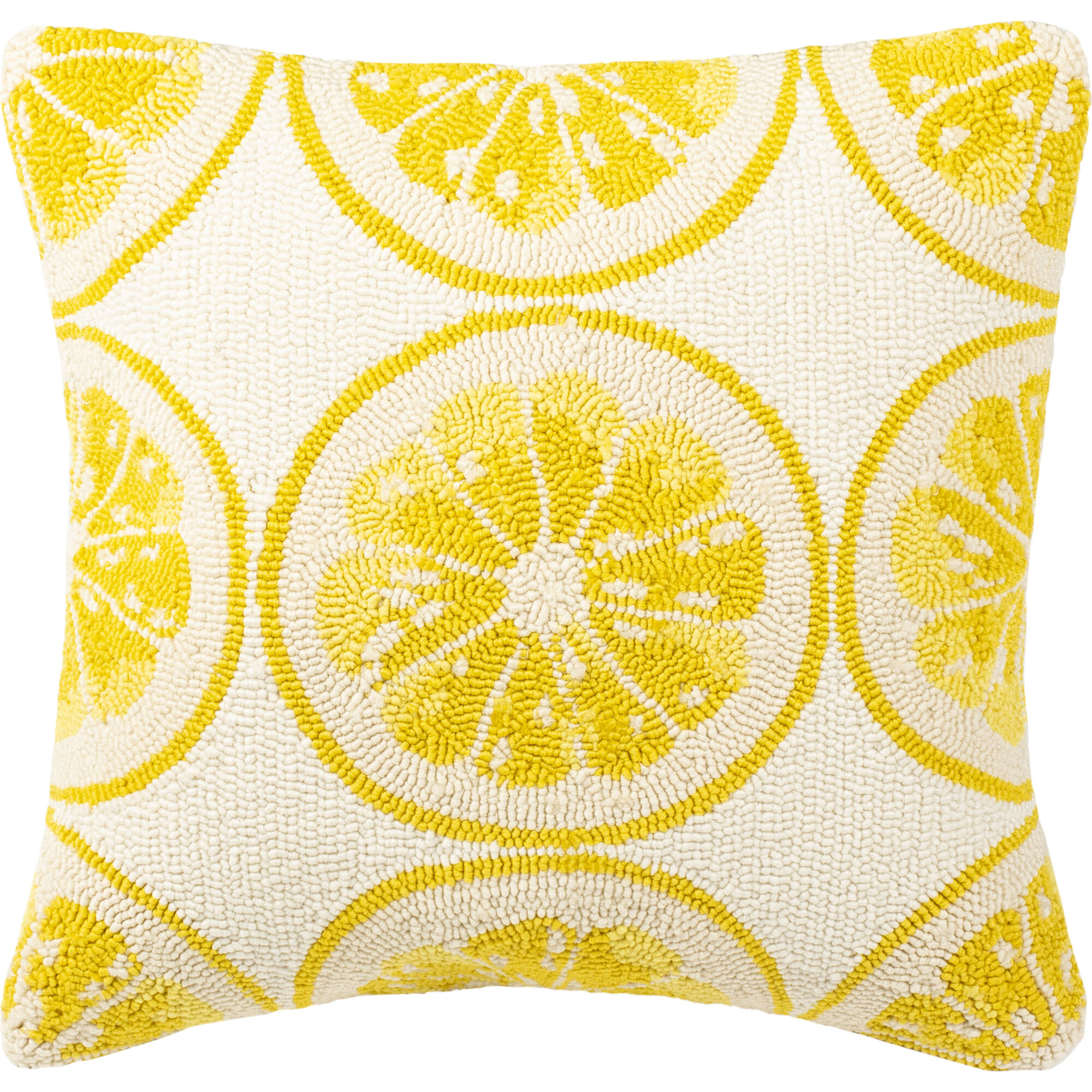 Lemon Squeeze Indoor/Outdoor Pillow, Yellow - Decorative Pillows - 1