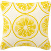 Lemon Squeeze Indoor/Outdoor Pillow, Yellow - Decorative Pillows - 1 - thumbnail