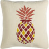 Pure Pineapple Indoor/Outdoor Pillow, Red/Yellow - Decorative Pillows - 1 - thumbnail