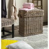 Sidonie Wicker Storage Hamper, Grey - Storage - 2