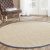 Natural Fiber Ruby Rug, Beige/Blue - Rugs - 5