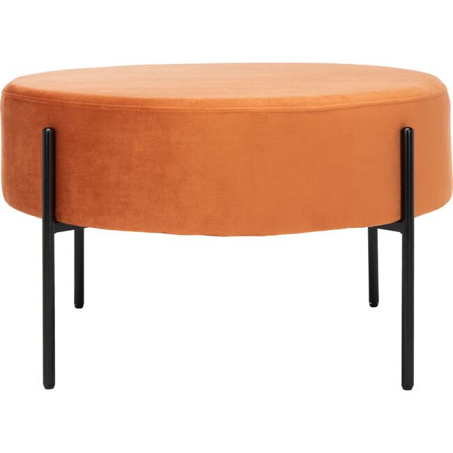 Lisbon Round Cocktail Ottoman Sienna Safavieh Nursery Chairs And Ottomans Maisonette