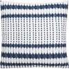 Kenza Indoor/Outdoor Pillow, Blue/White - Decorative Pillows - 1 - thumbnail