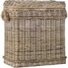 Sidonie Wicker Storage Hamper, Grey - Storage - 4