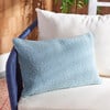 Set of 2 Soleil Solid Indoor/Outdoor Pillow, Baby Blue - Decorative Pillows - 2