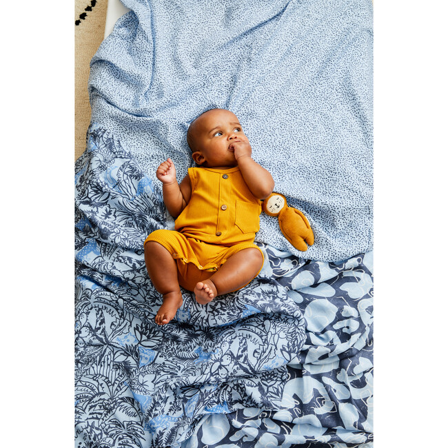 Baby Swaddle Set, Cool Blue - Swaddles - 2