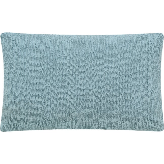 Set of 2 Soleil Solid Indoor/Outdoor Pillow, Baby Blue - Decorative Pillows - 3