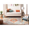 Crystal Piper Rug, Blue/Orange Multi - Rugs - 3