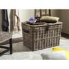 Amancio Wicker Trunk, Grey - Storage - 2