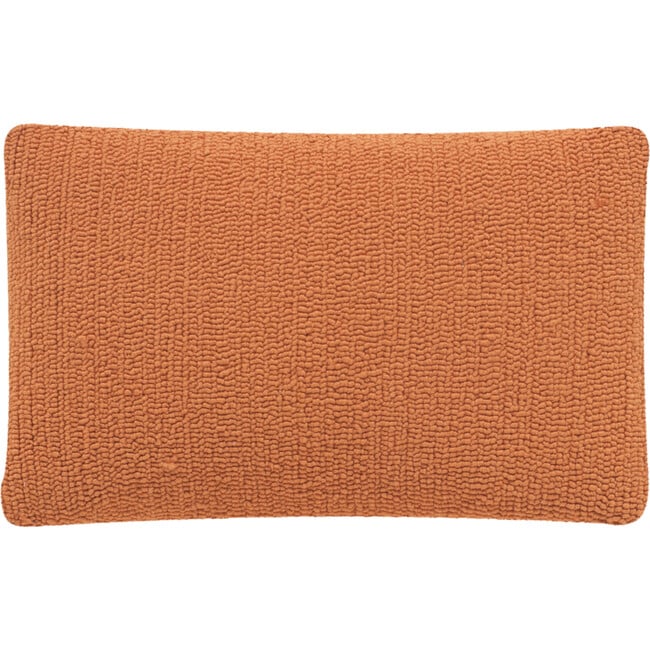 Set of 2 Soleil Solid Indoor/Outdoor Pillow, Orange - Decorative Pillows - 5